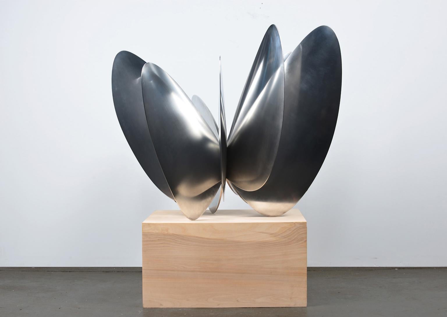 abstract metal sculpture
