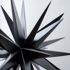 "Dark Star No. 1", Organic, Abstract Bronze Metal Sculpture, Tabletop Size