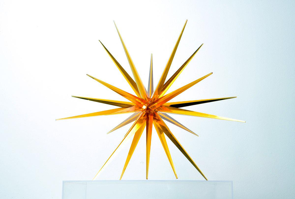 glass orange cast