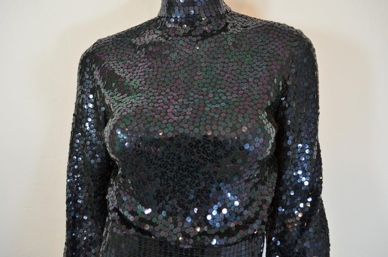 Norman Norell 1970's Sequin-Embellished Mermaid Dress RARE For Sale at ...