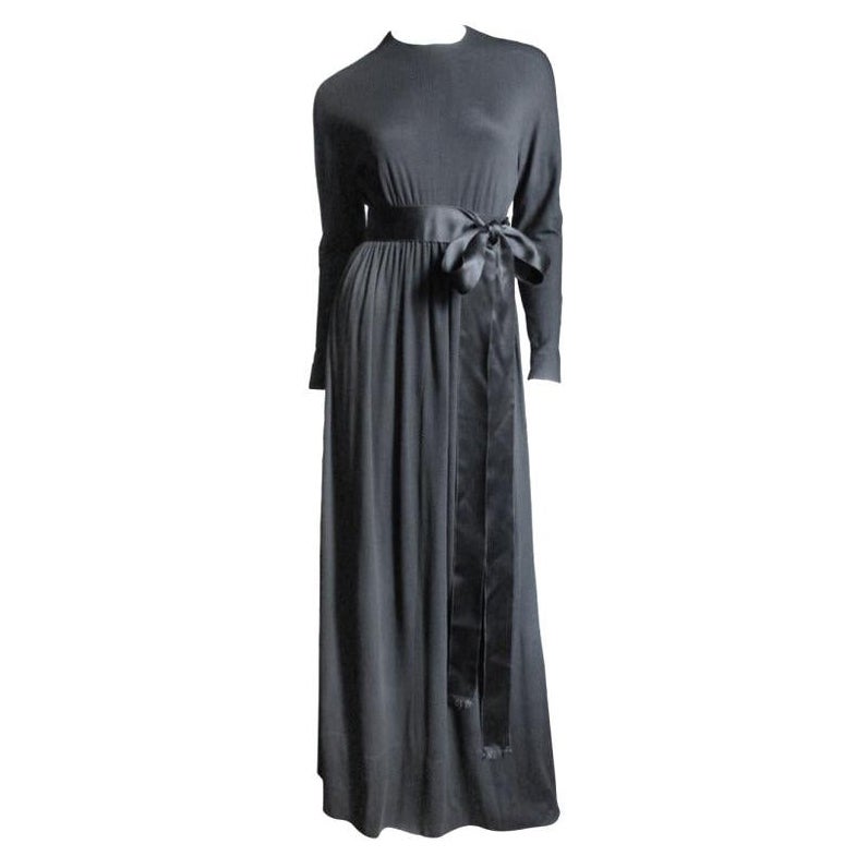 Norman Norell Robe longue des années 1960 en vente