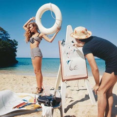 Antonio Lopez Draws Jerry Hall
