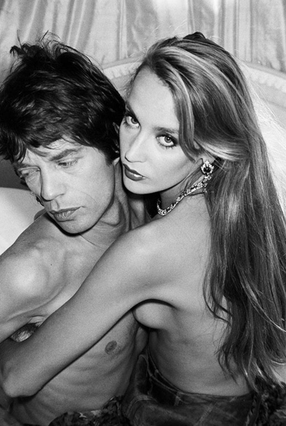 Norman Parkinson Portrait Photograph - Jerry Hall and Mick Jagger