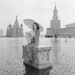 Jerry Hall, Vogue Russia, Red Square 