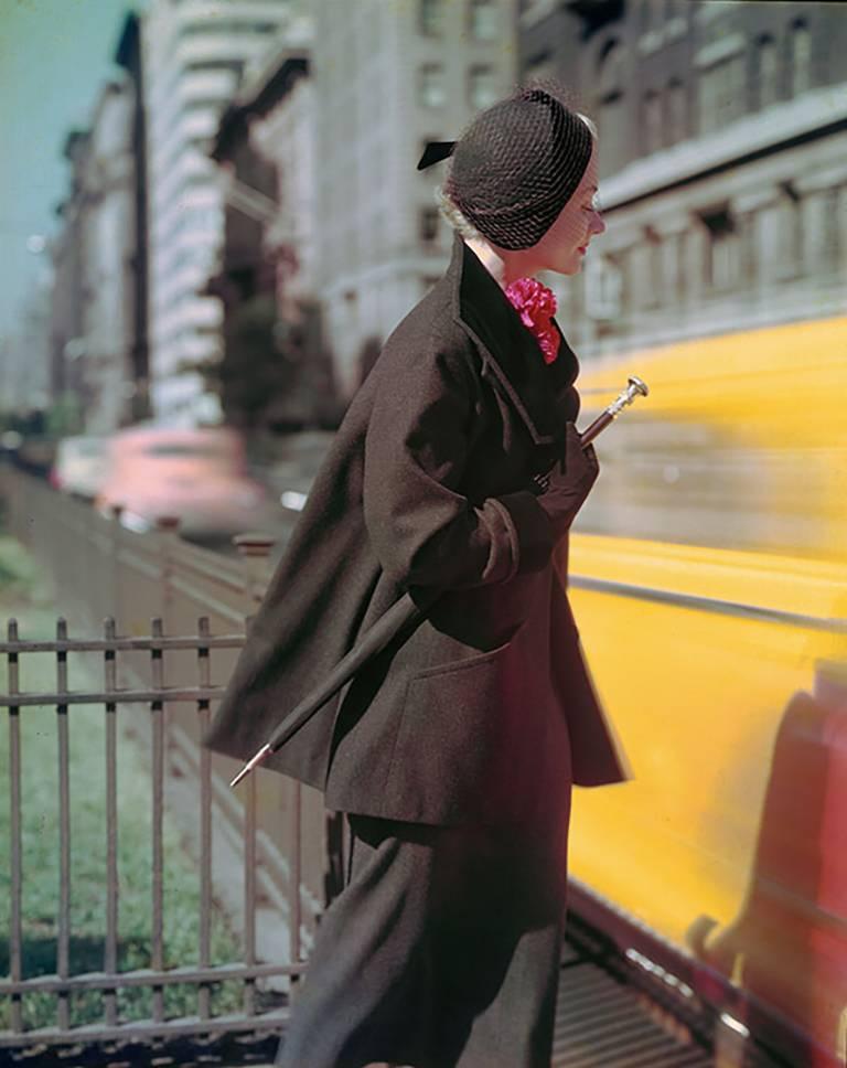 Norman Parkinson Color Photograph – Lisa Fonssagrives, New York,