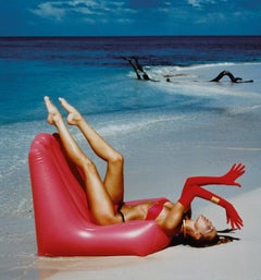 Norman Parkinson 'Clio Goldsmith en Tobago para Vogue, abril de 1975'