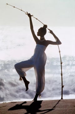 Norman Parkinson 'Iman en King Peter's Bay en Tobago para Vogue, 1976'