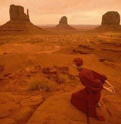 Norman Parkinson „Jan de Villeneuve im Monument Valley, Vogue Januar 1971“