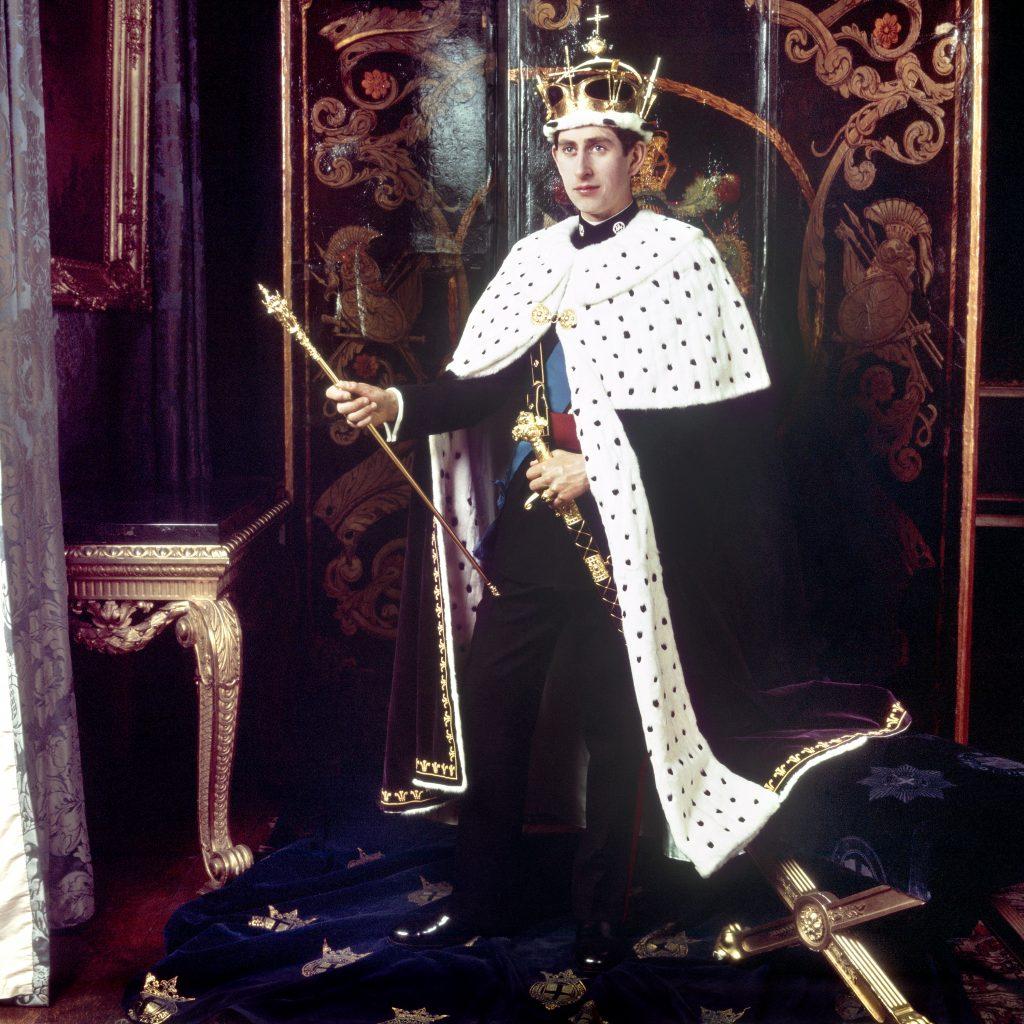 Norman Parkinson Portrait Photograph - Prince Charles Investiture