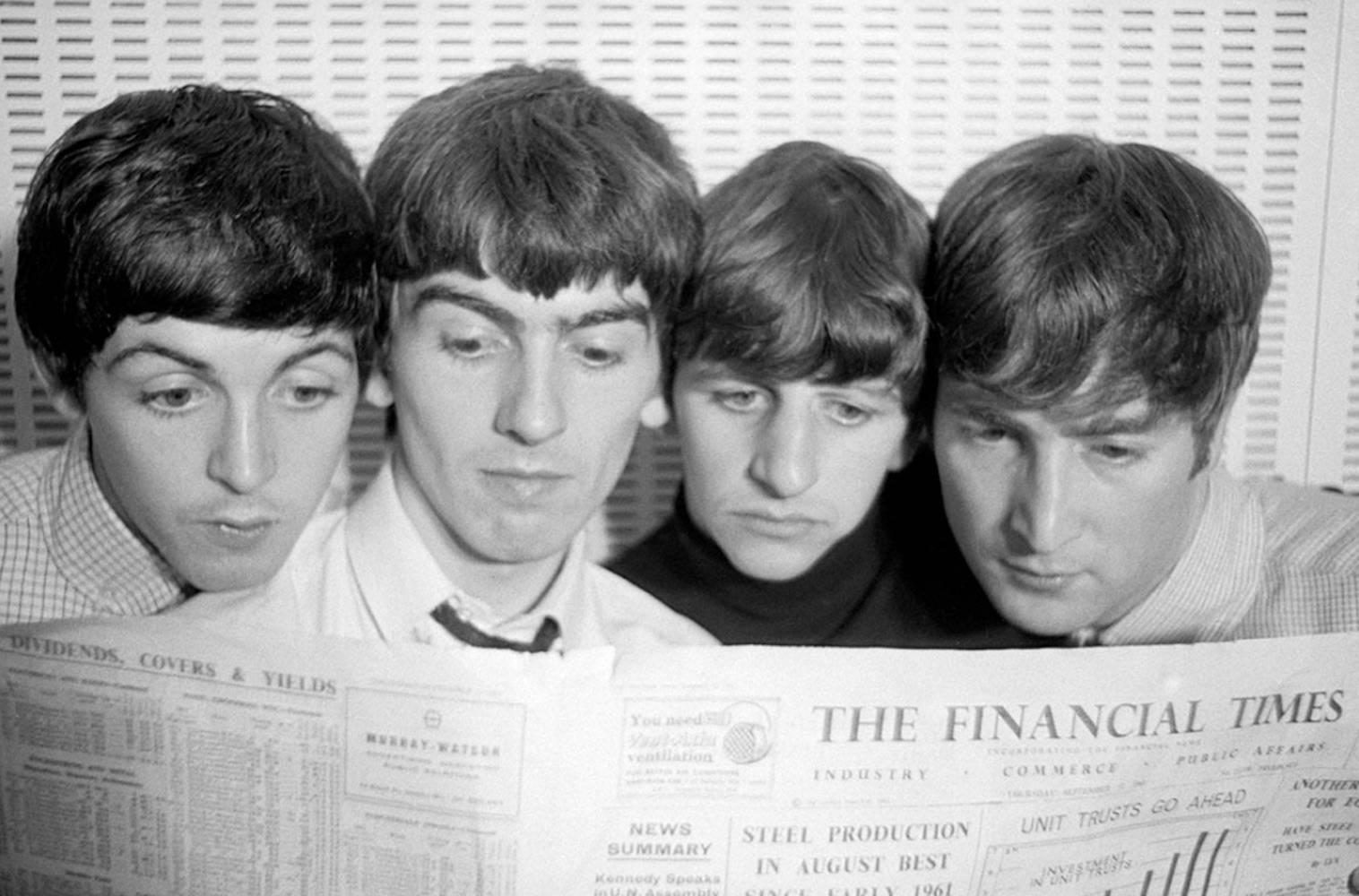 Norman Parkinson Portrait Photograph - The Beatles, Russel Square 1963