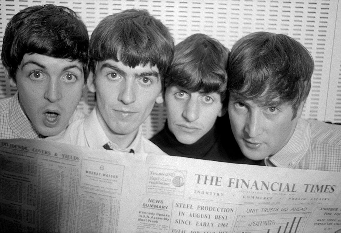 Norman Parkinson Figurative Photograph - The Beatles, 12th September, 1963, Gelatin Silver Print