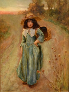 Oil Painting by Norman Prescott Davies  "The Long Way Home"