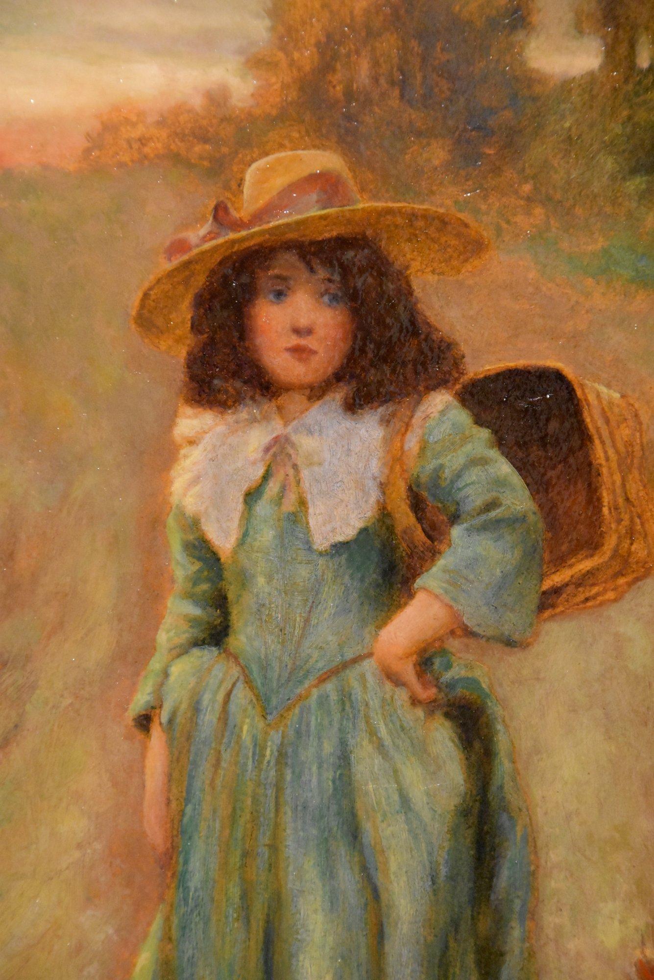 Pittura a olio di Norman Prescott Davies  