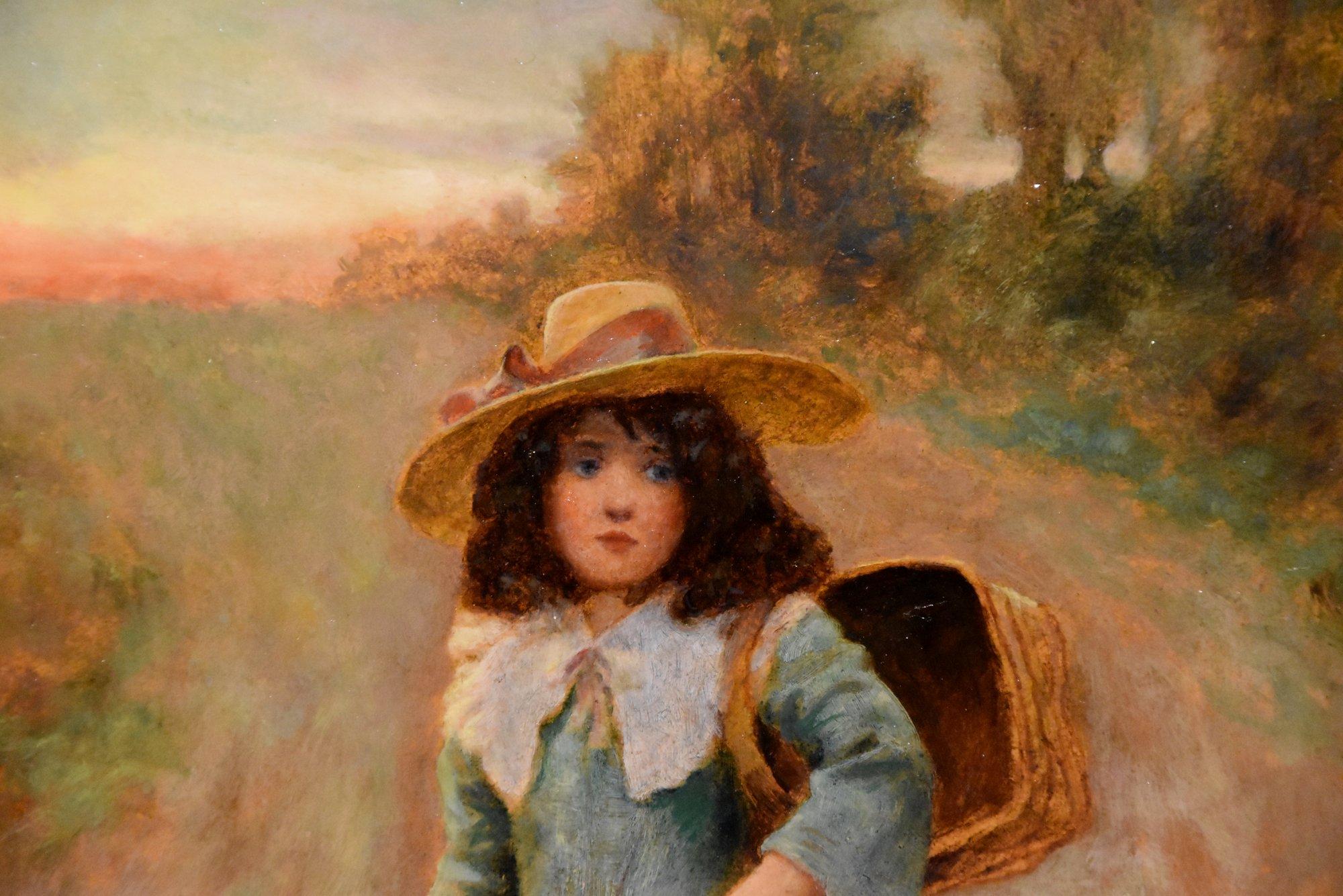 Pittura a olio di Norman Prescott Davies  