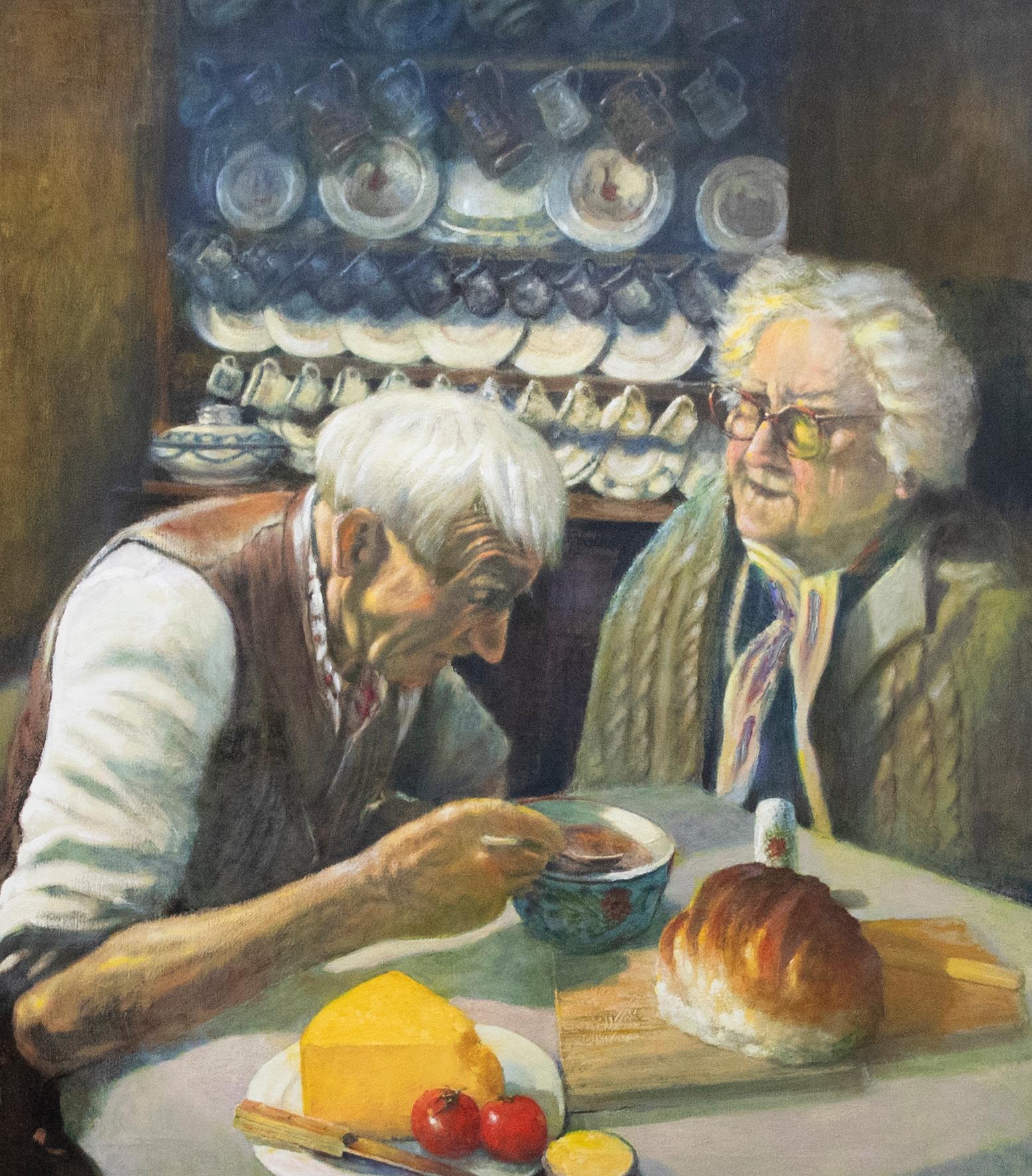 Norman R. Coker - 1975 Huile, Ben et Annie 1