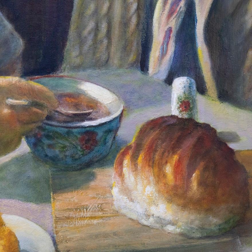 Norman R. Coker - 1975 Huile, Ben et Annie 3