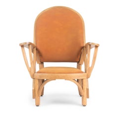 Norman Ridenour Bentwood Low Armchairs, Signed and Dated, 1978