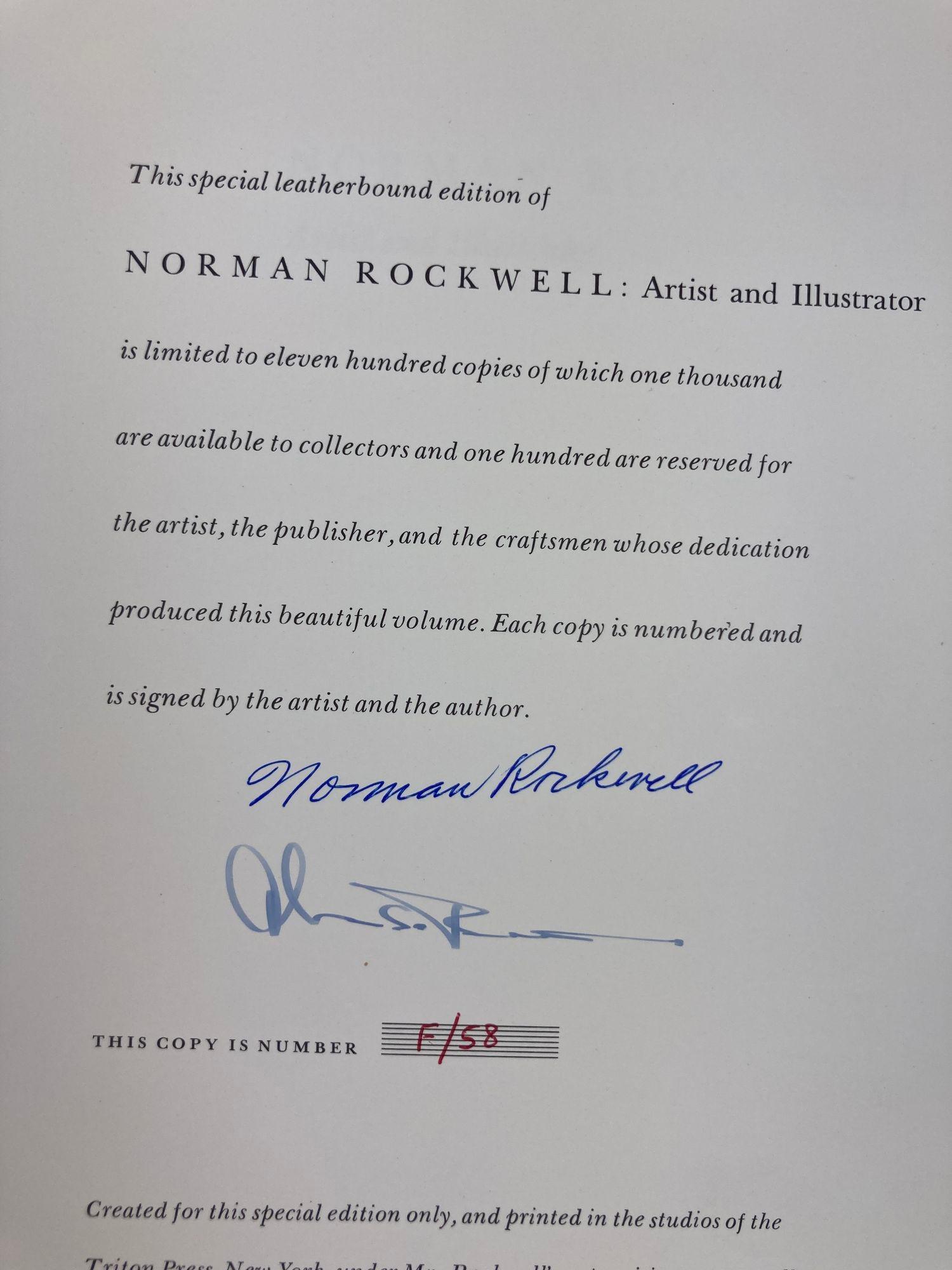 Norman Rockwell : artiste et illustrateur signé, édition limitée 1970 Bon état - En vente à North Hollywood, CA