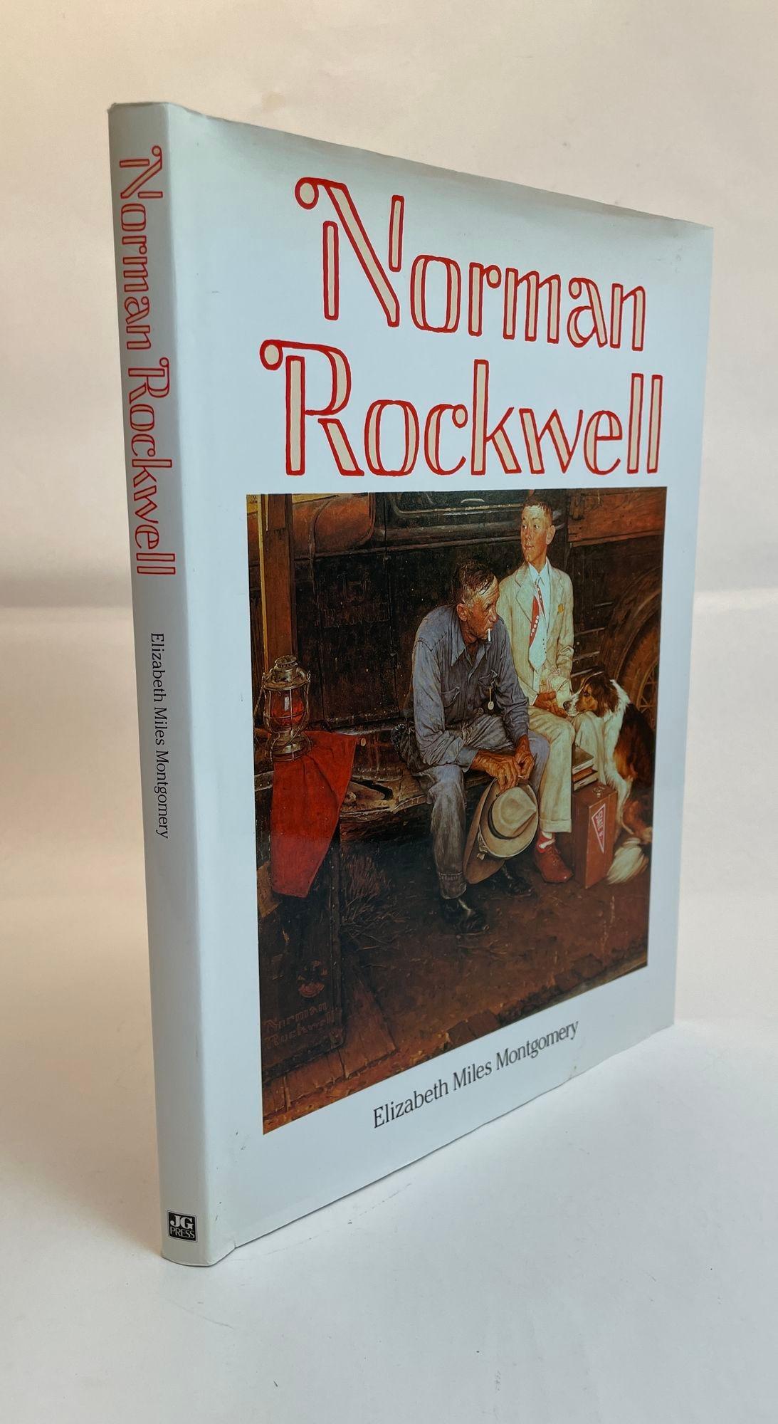 American Norman Rockwell by Elizabeth Miles Montgomery Hardcover Oversized Book For Sale