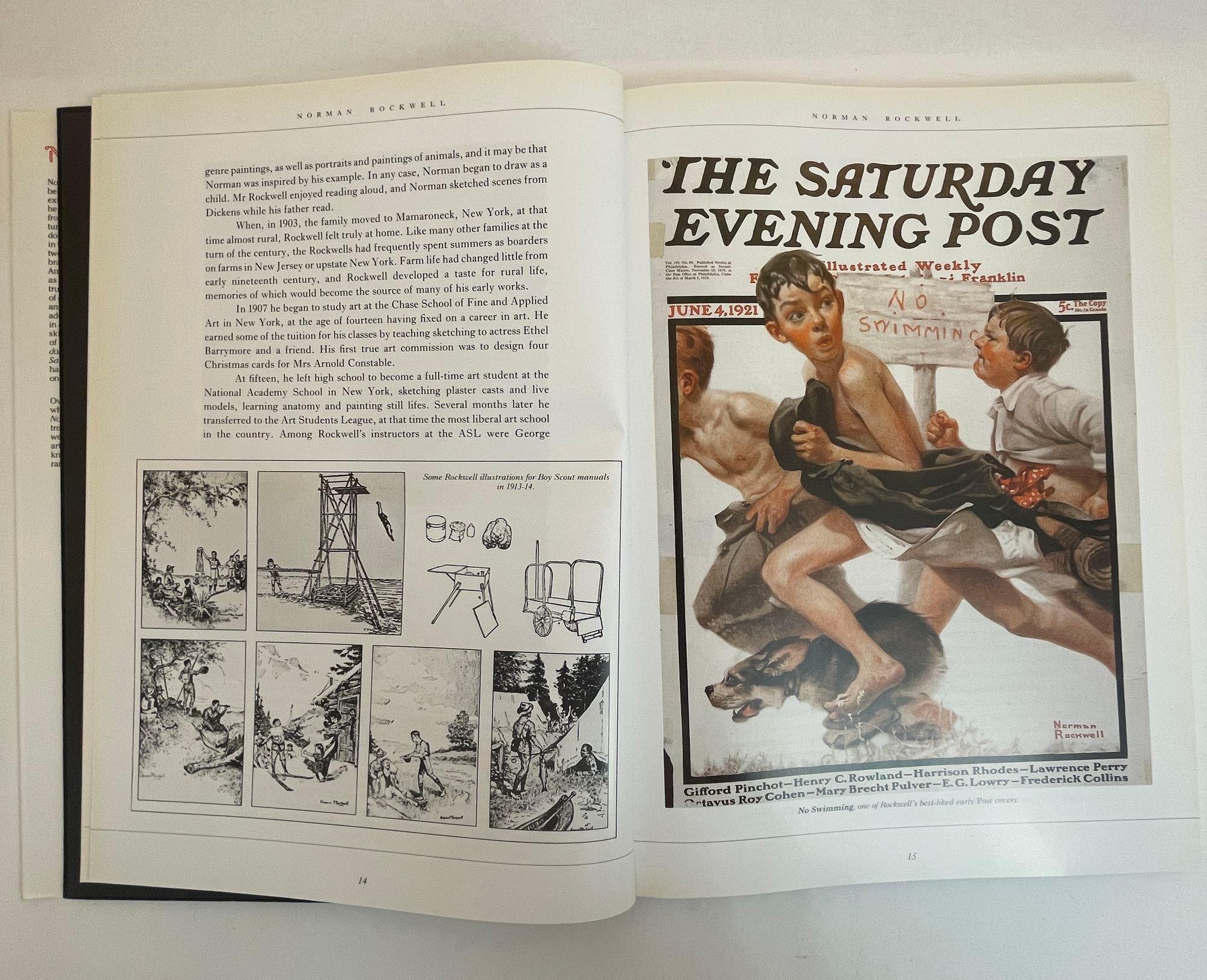 Norman Rockwell by Elizabeth Miles Montgomery Hardcover Oversized Book For Sale 1
