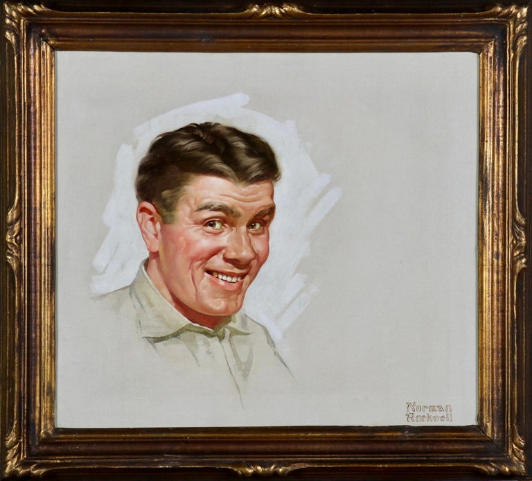 norman rockwell self portrait painting