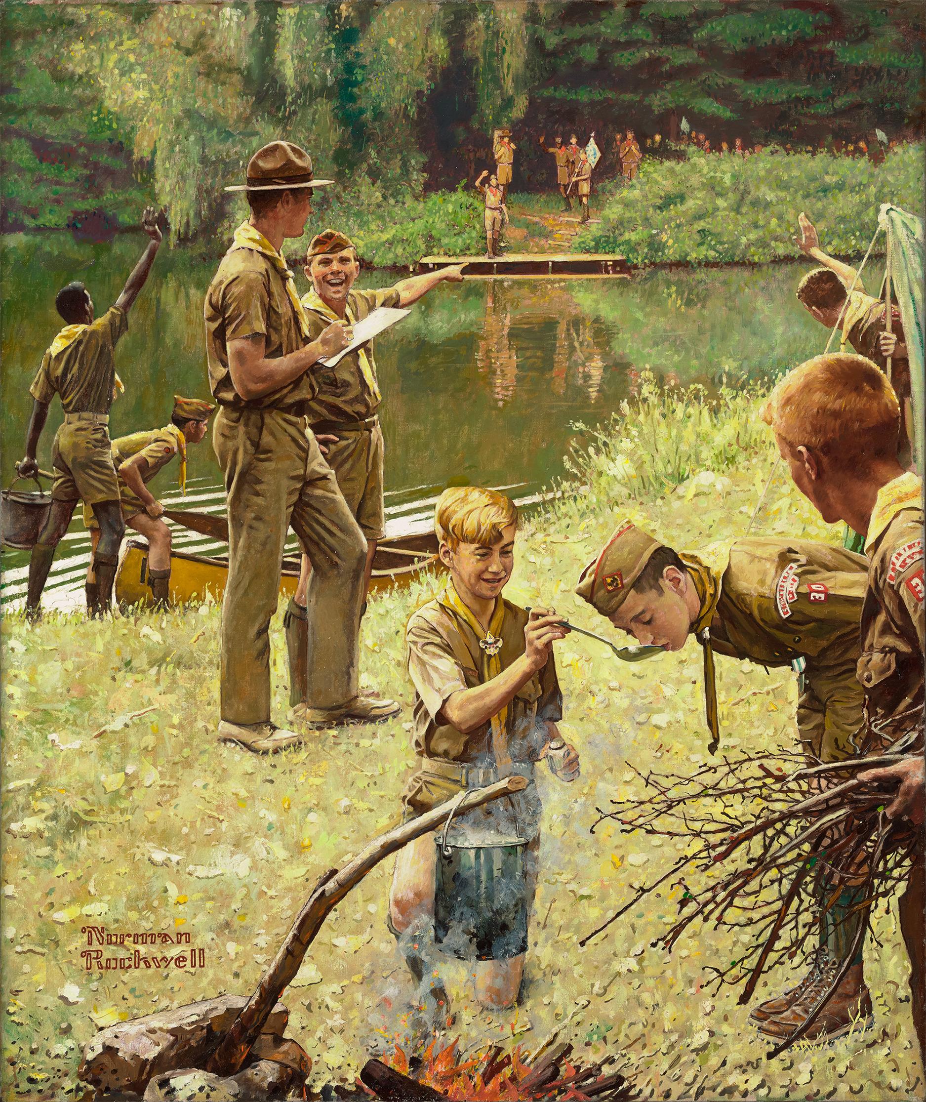 Come and Get It! by Norman Rockwell