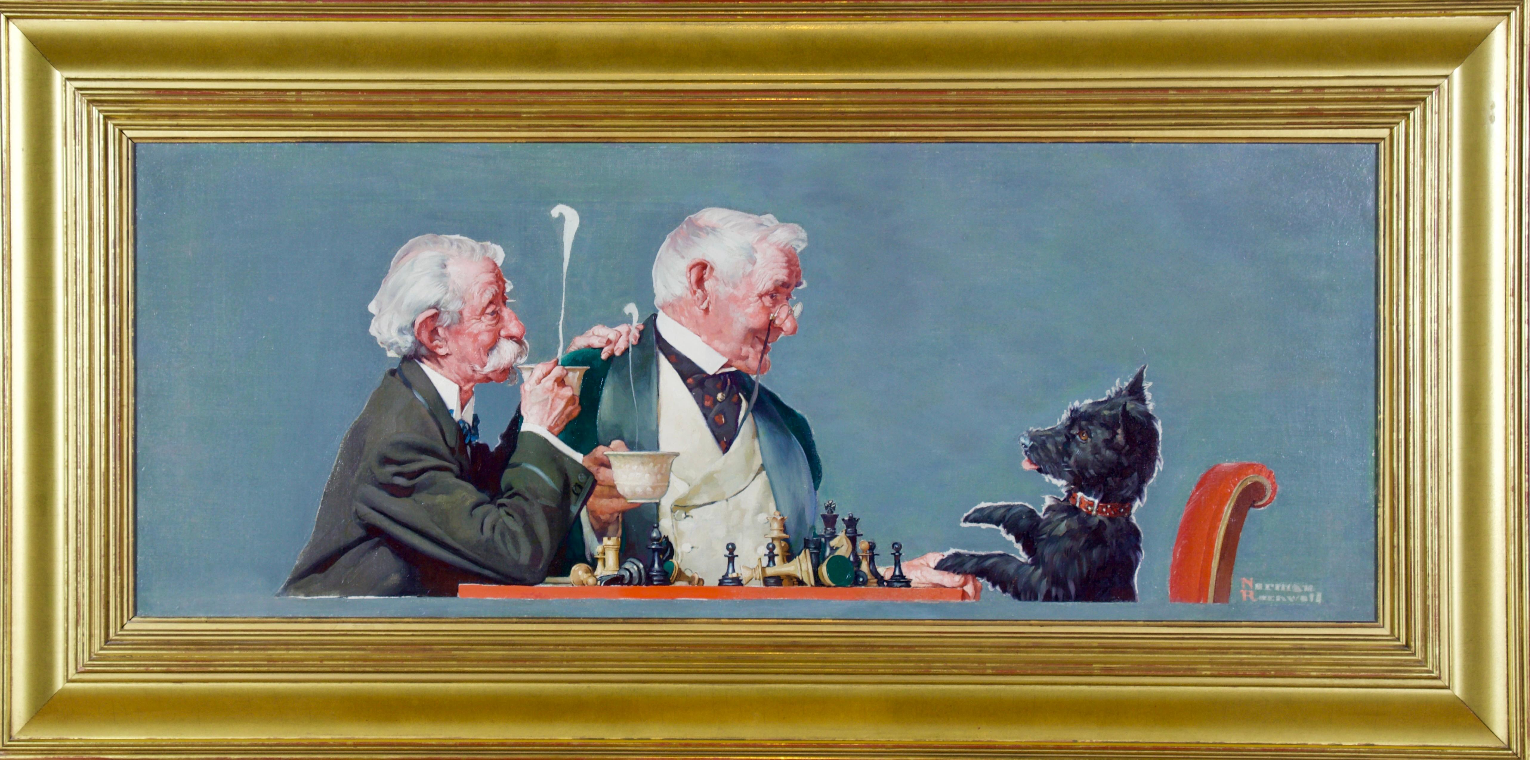 Firmado por el artista abajo a la derecha

Ilustración de Maxwell House Coffee

Pocos artistas han tocado la fibra sensible de nuestra nación, sobre todo en lo que se refiere a la familia y las generaciones, con tanta habilidad como Norman Rockwell.