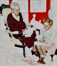 Study for 'Grandma's Doll Collection'