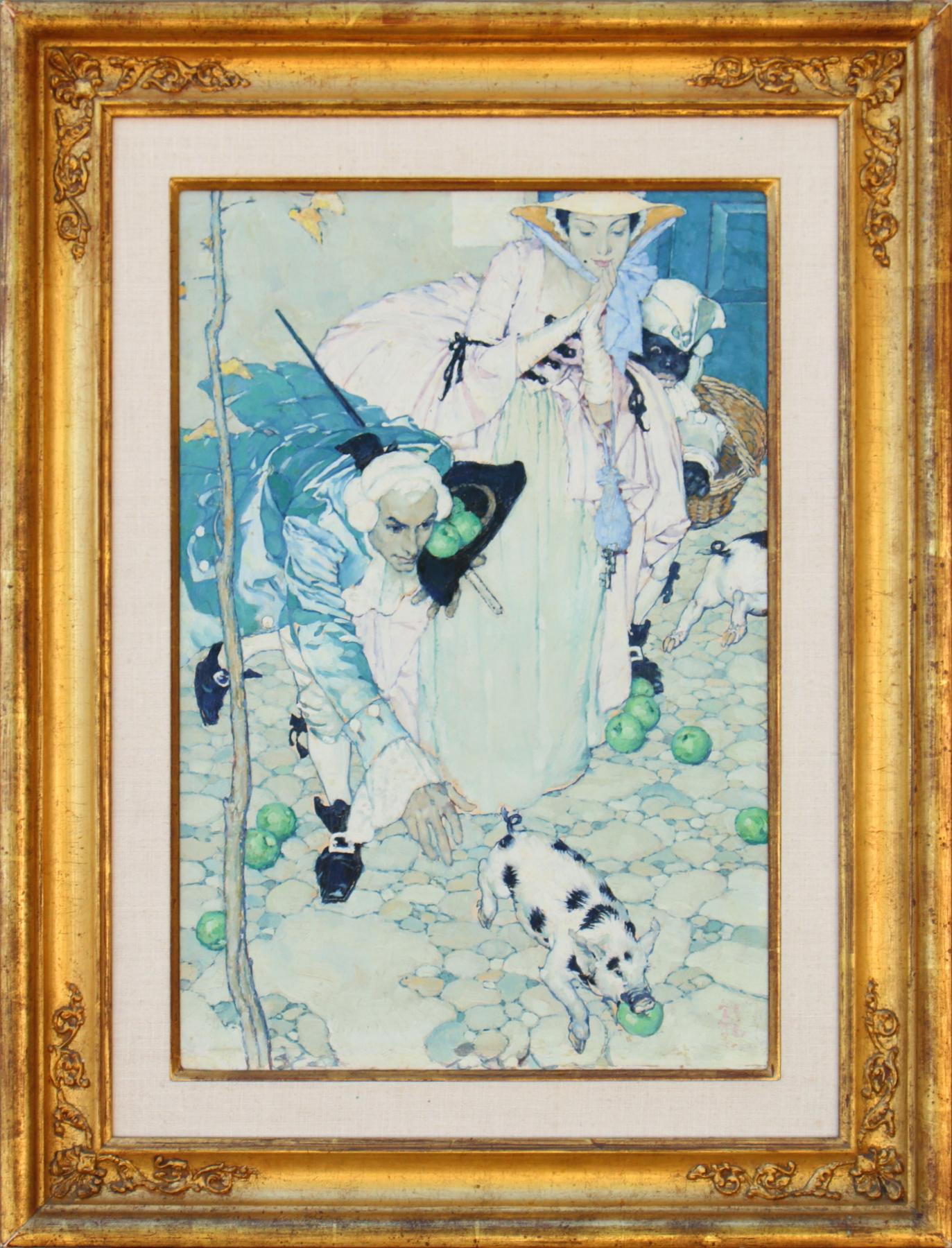 Spade a Weehawken - Painting di Norman Rockwell