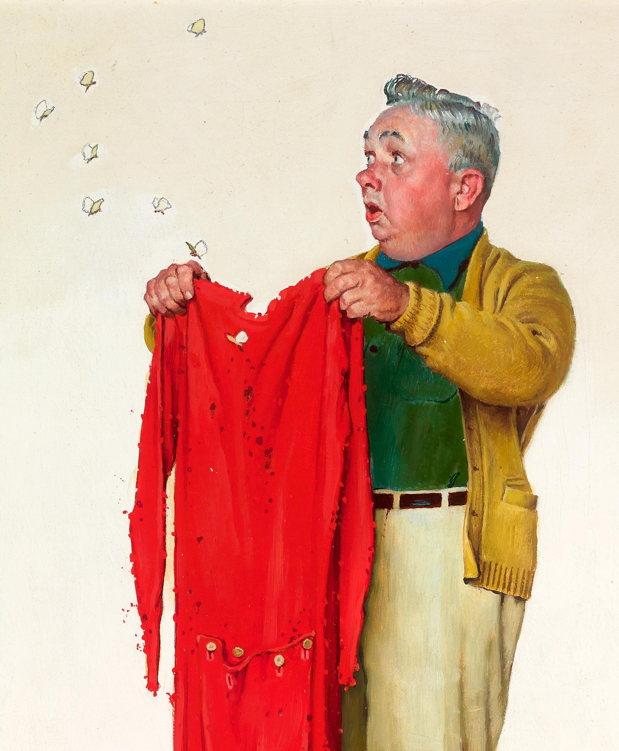 Zarte Jahre: Mottenlöcher von Norman Rockwell im Angebot 3