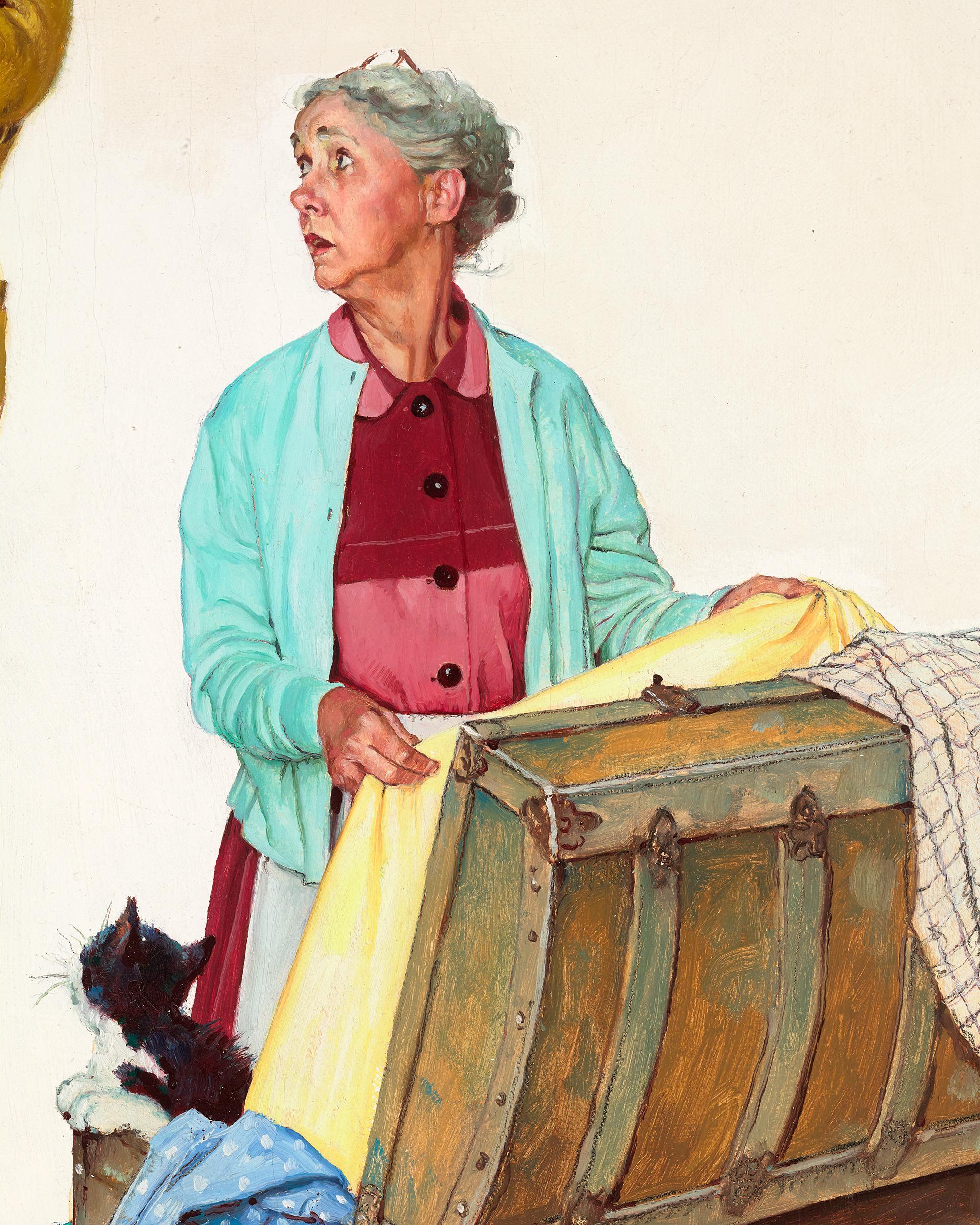Zarte Jahre: Mottenlöcher von Norman Rockwell im Angebot 4