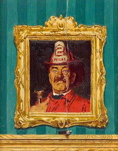 The Fireman, Study for Saturday Evening Post Cover