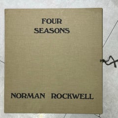 1979 Original Hand PENCIL SiGNED SUITE Four Seasons W/ Four Original Lithographs