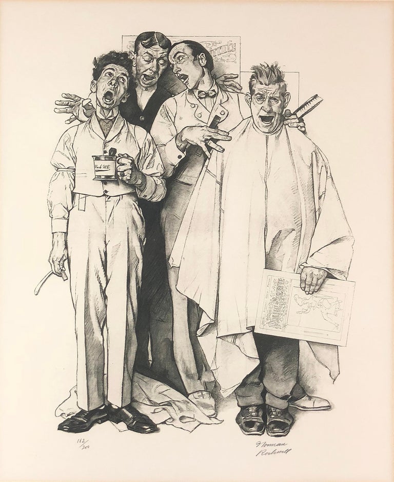 After Norman Rockwell Berbershop Quartet For Sale At 1stdibs