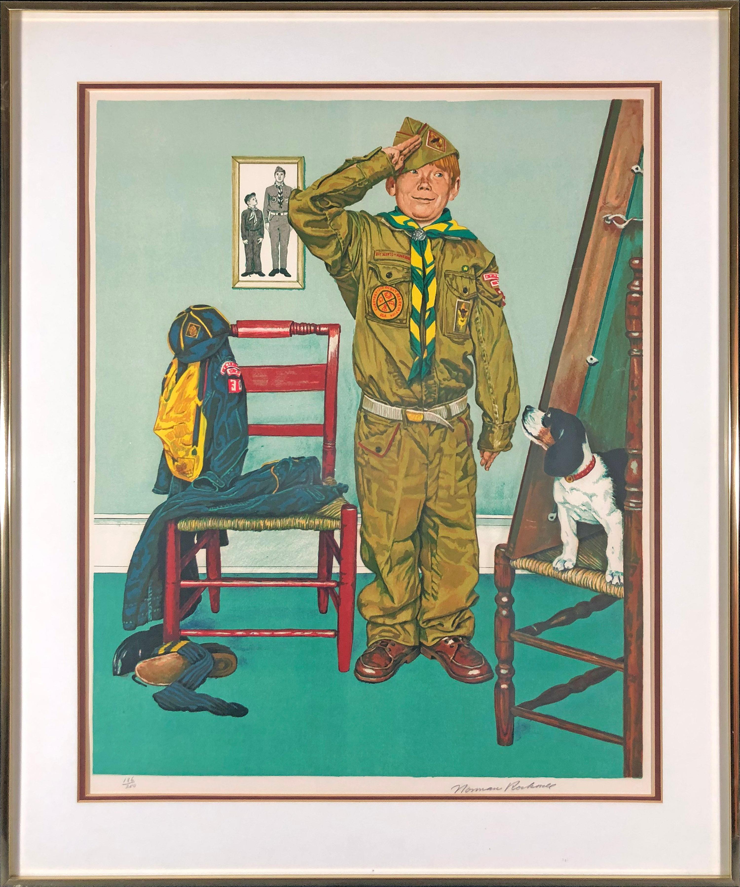 Can't Wait - Print by After Norman Rockwell