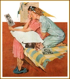 Vintage Dream Boats - Limited edition Lithograph by Norman Rockwell