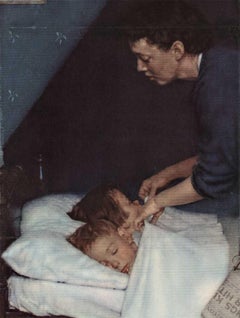 Freedom from Fear, Ours to fight for original Four Freedoms vintage poster