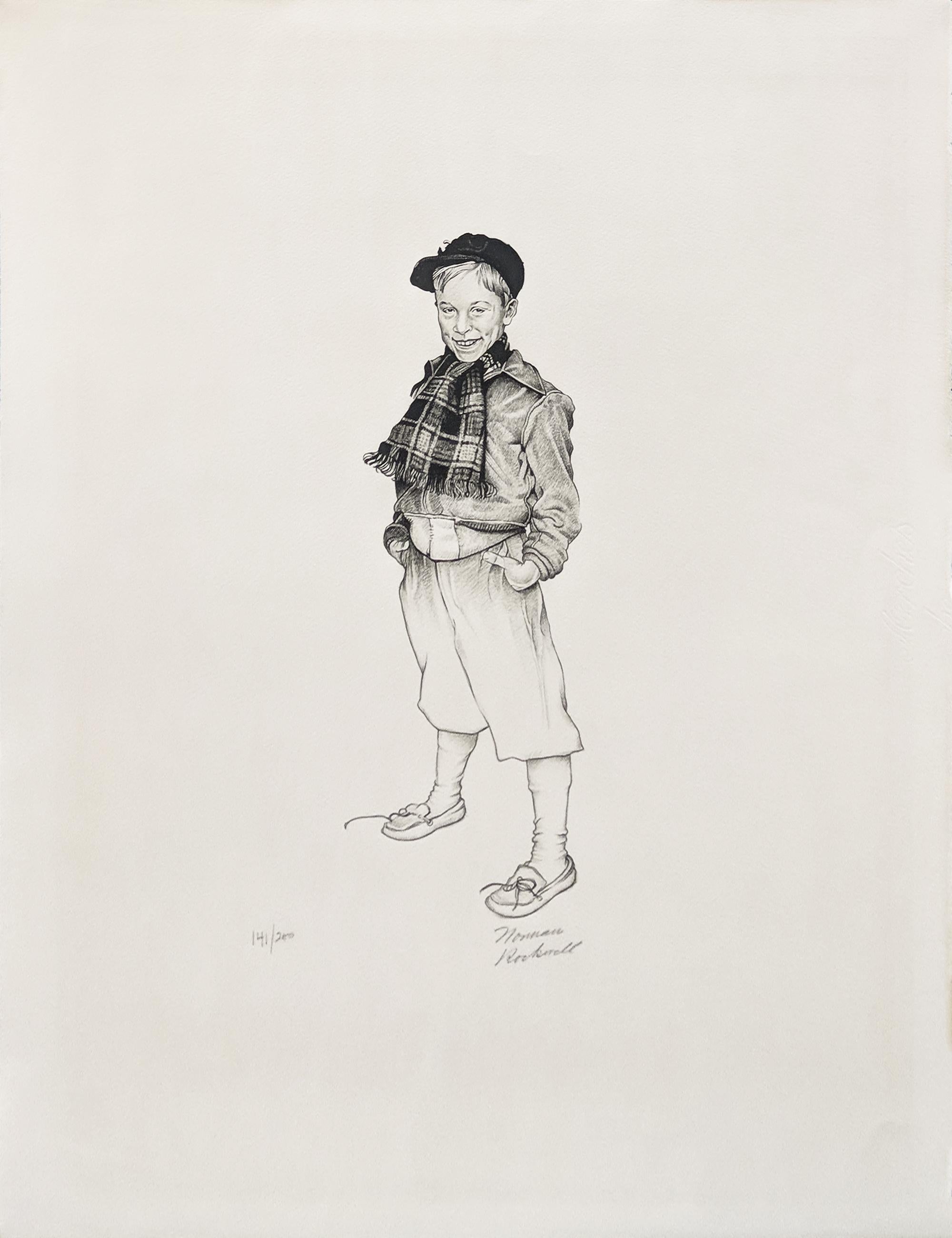 Figurative Print Norman Rockwell - Le Jerry est une entreprise