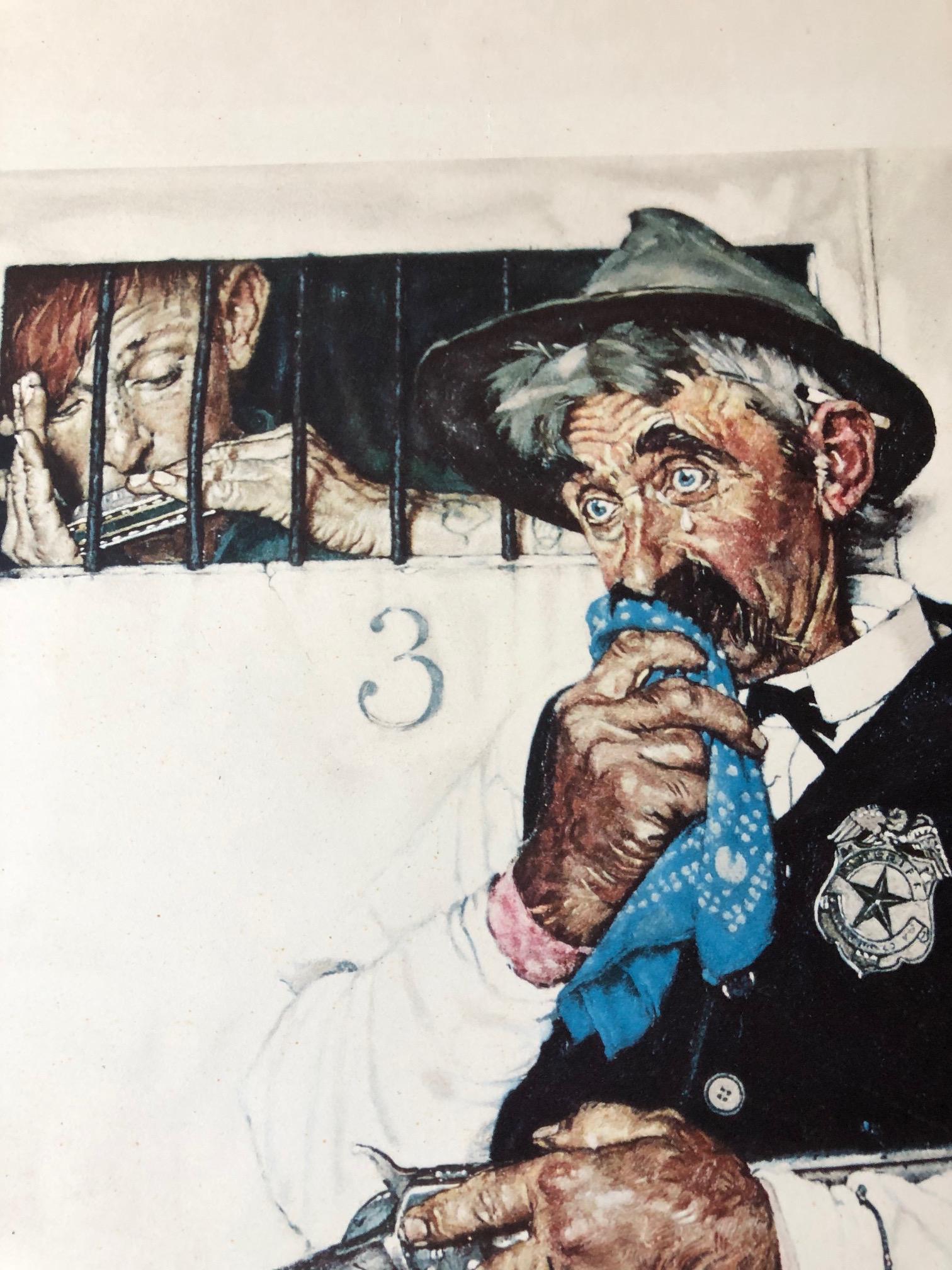 Offered at an exceptional price, this piece is in excellent condition and will ship rolled. Edition Artist Proof.

Signed and numbered by Norman Rockwell.
Published 1973, Gallery Retail $4,200.