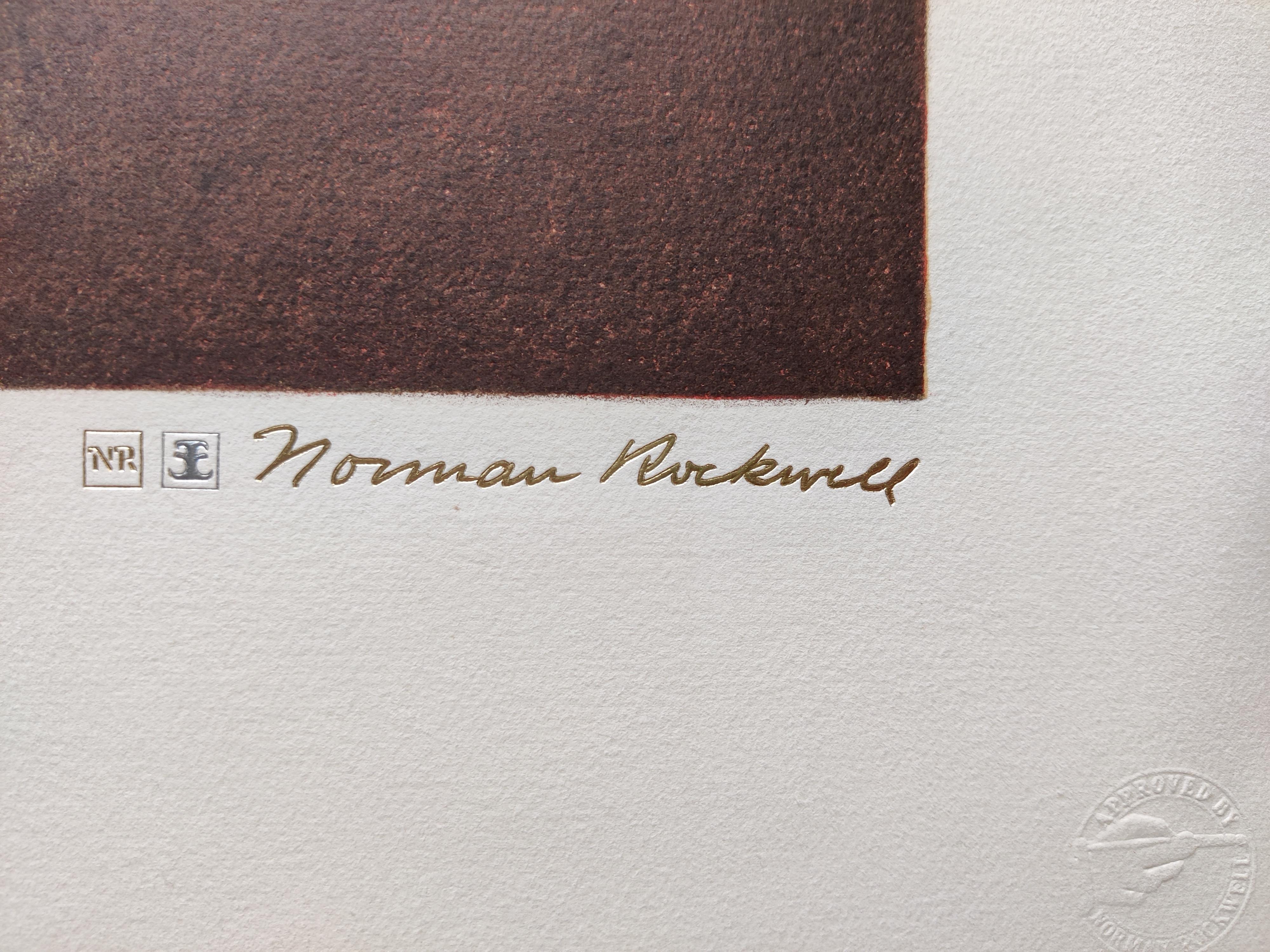 Norman Rockwell – Künstlerin als Tochter des Künstlers im Angebot 2