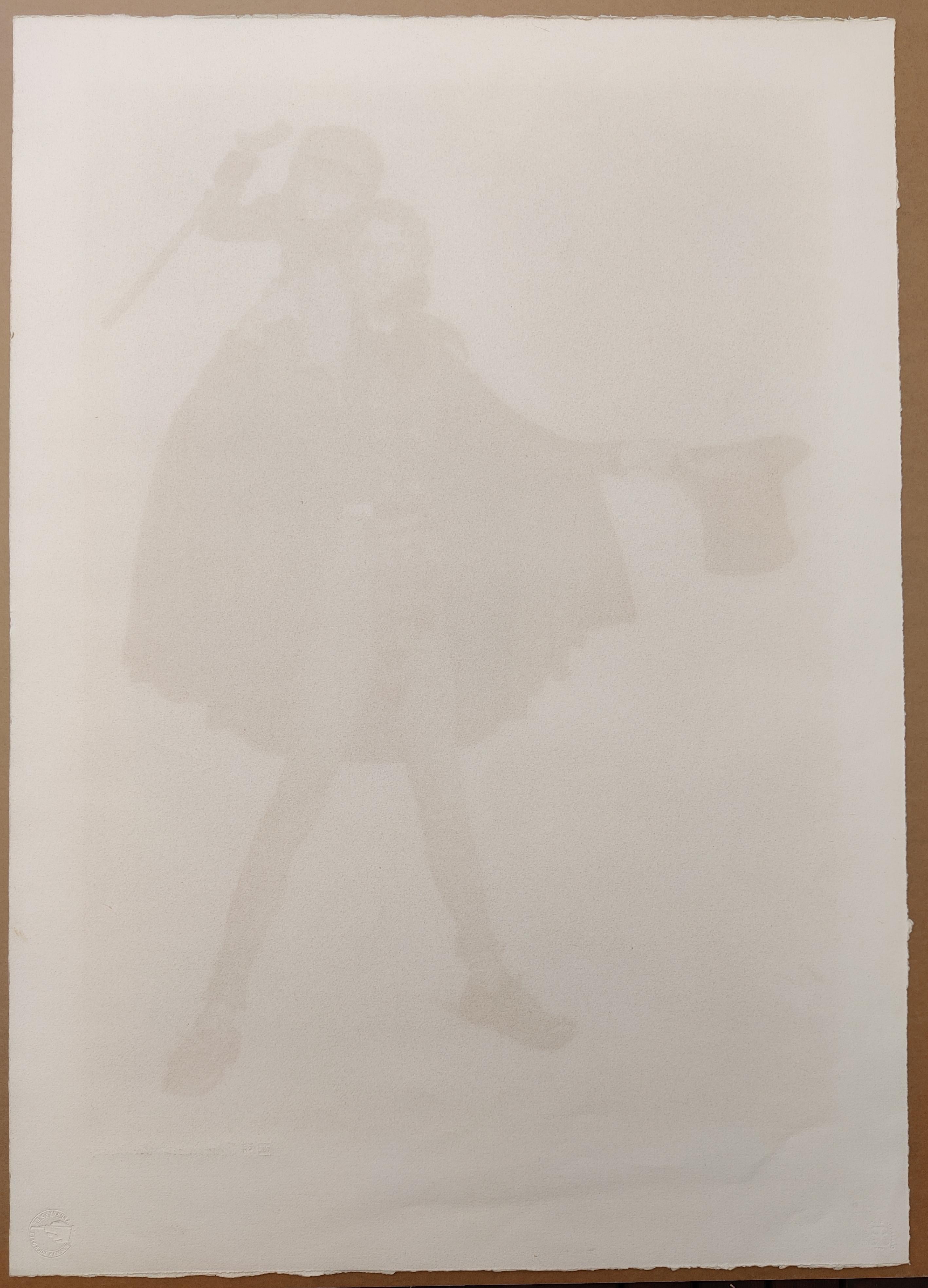 Norman Rockwell - God Bless Us Everyone (Tiny Tim et Bob Cratchit) en vente 3