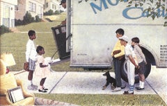 Moving In Offset Print by Norman Rockwell, Late 20th Century, Unframed