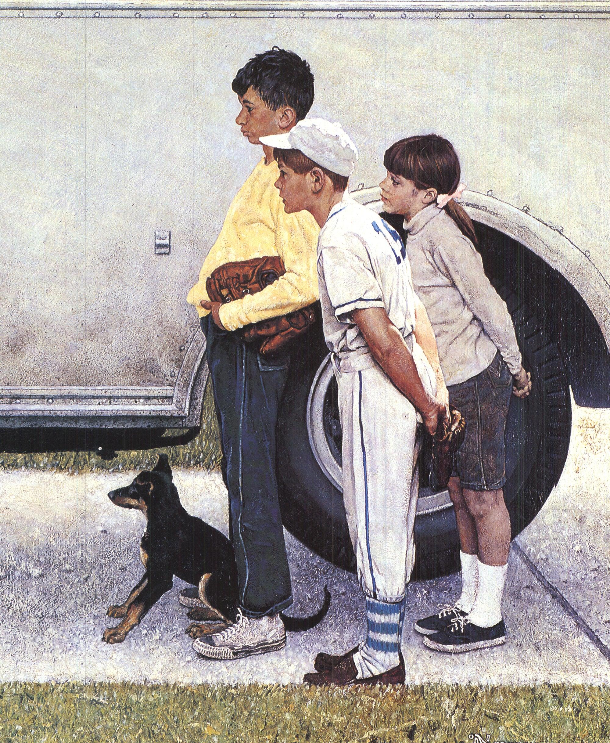 Norman Rockwell 'Moving In'- Poster For Sale 3