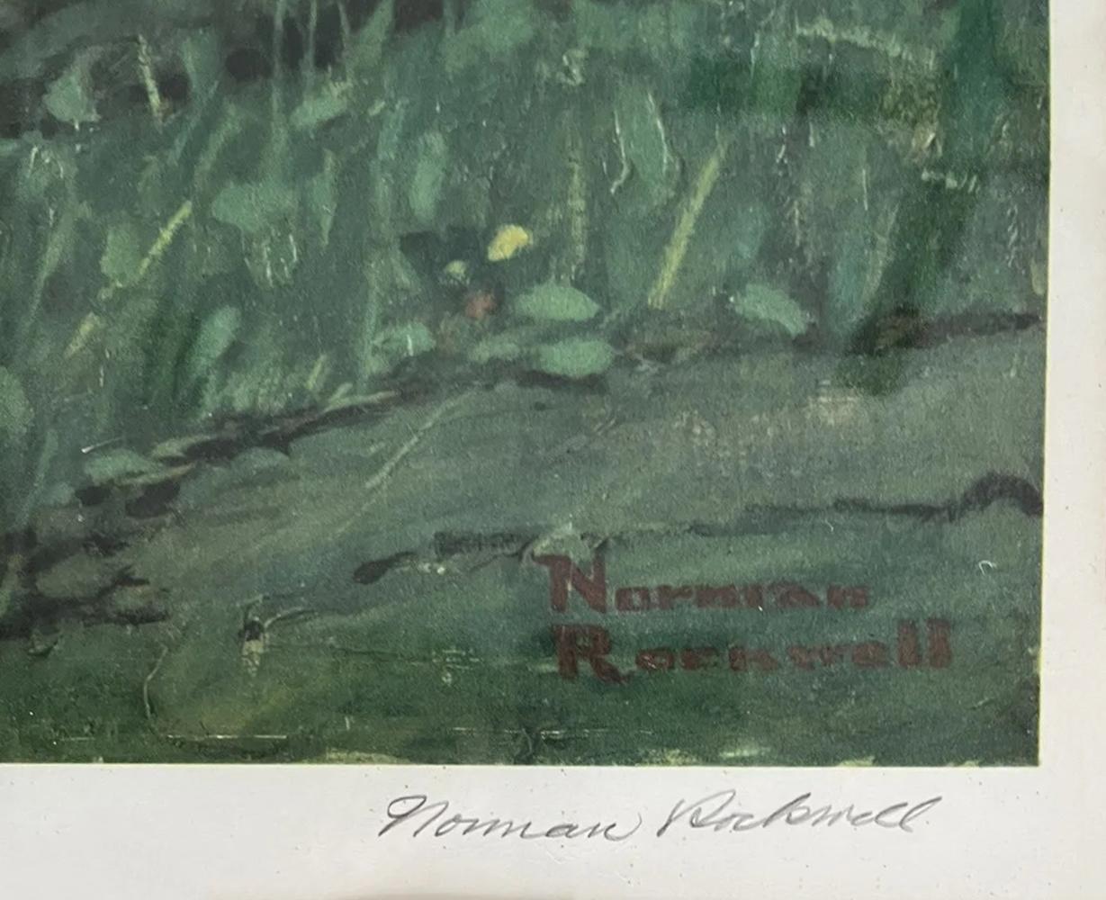 Norman Rockwell 'Outward Bound' Collotype on Paper 1972, signed & numbered 2