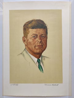 Norman Rockwell -- Portrait of John F. Kennedy, 1960