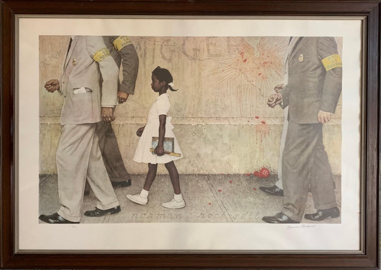 Norman Rockwell Norman Rockwell The Problem We All Live With at 1stDibs