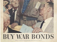 Original "Freedom of Speech"   Buy War Bonds vintage poster