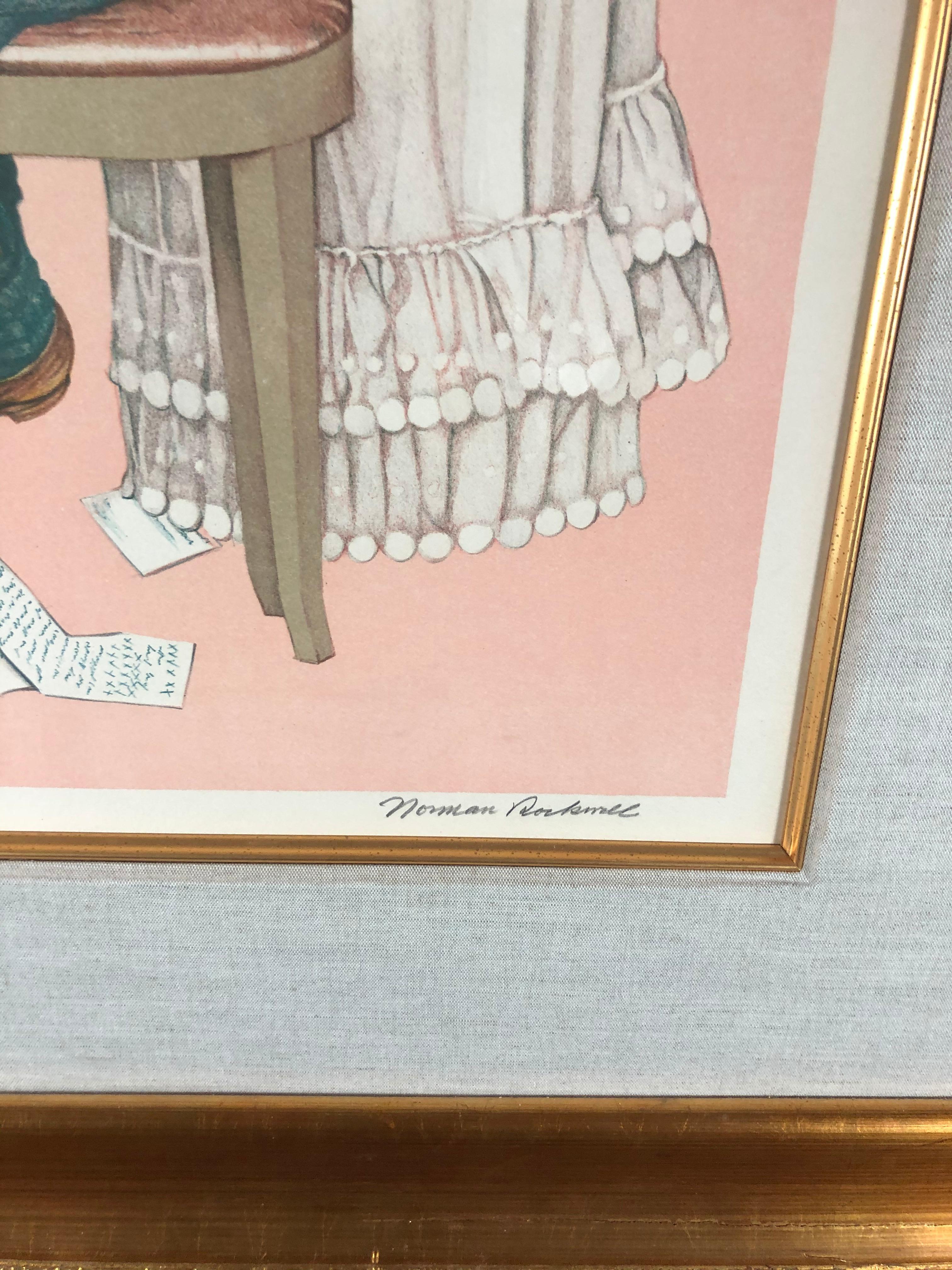Tras la pintura de los secretos (Diario de una hermana) - Print moderno estadounidense de After Norman Rockwell