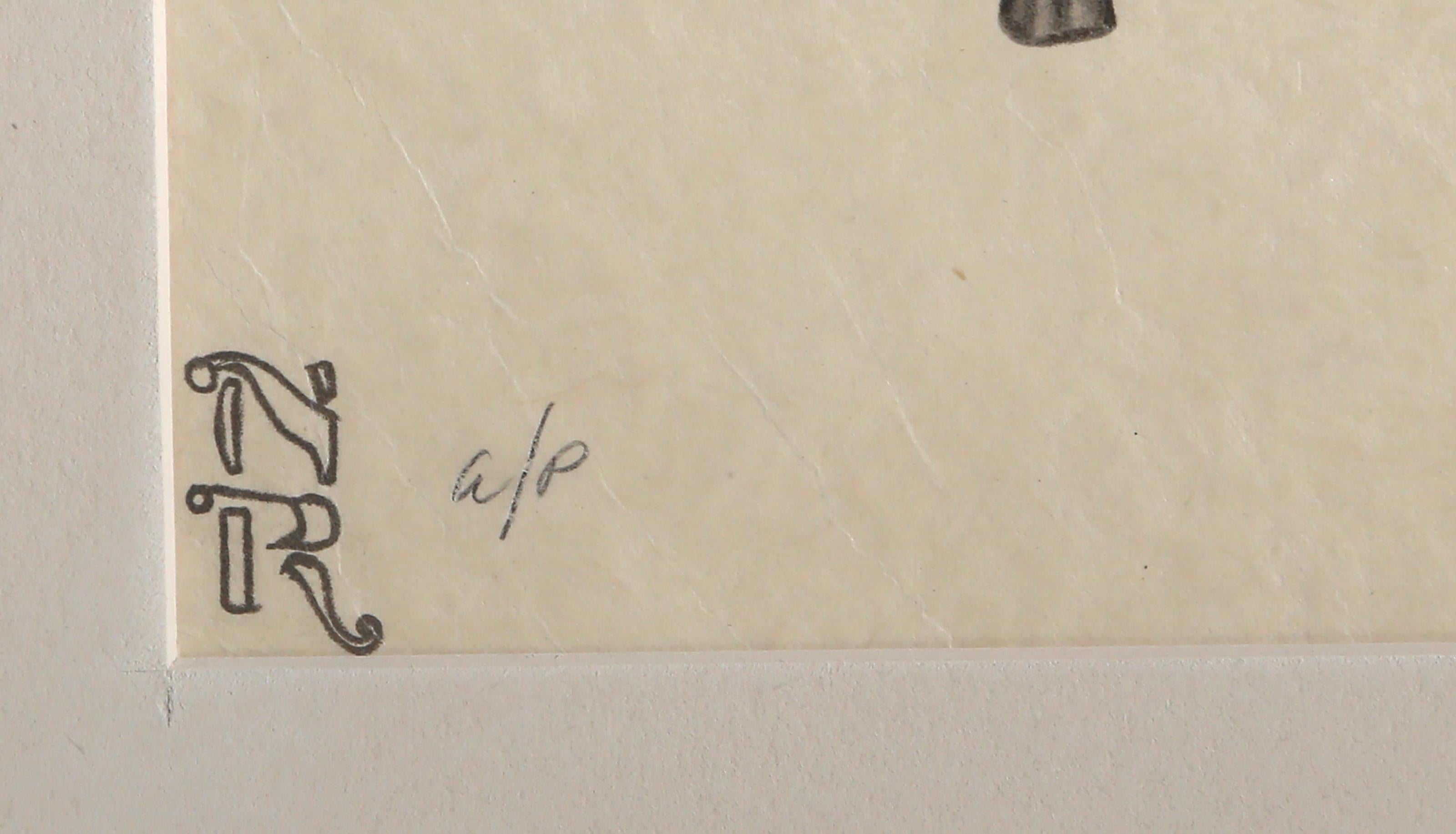 Self Portrait, lithographie postmoderne de Norman Rockwell en vente 3