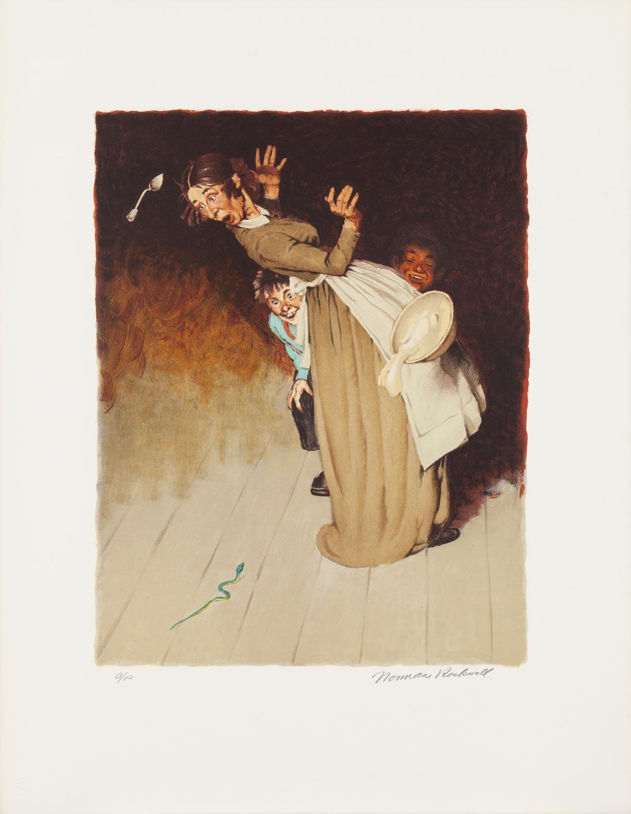 Norman Rockwell, 'There warn't no harm in them', 1972, Litho, a.p., Signé
